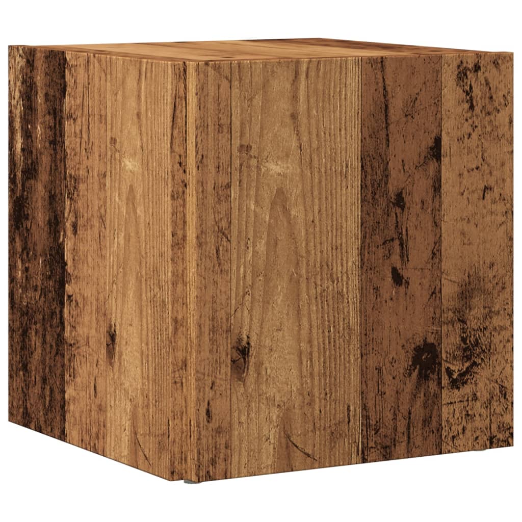 Tavolino Legno Antico 33x33x34 cm in Legno Multistrato - homemem39