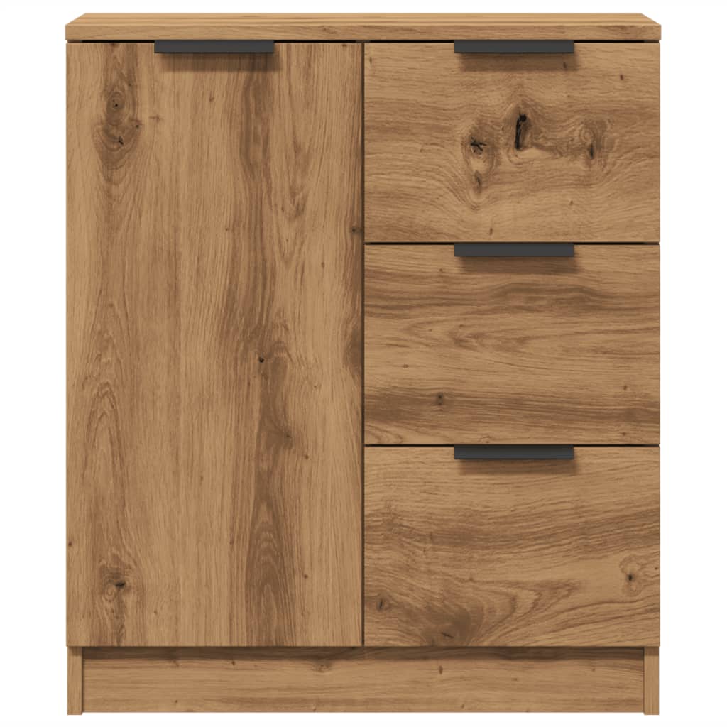 Credenza Rovere Artigianale 60x30x70 cm in Legno Multistrato - homemem39