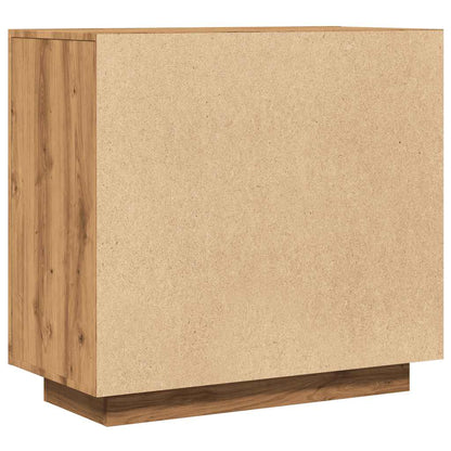 Credenza Rovere Artigianale 80x40x75 cm in Legno Multistrato