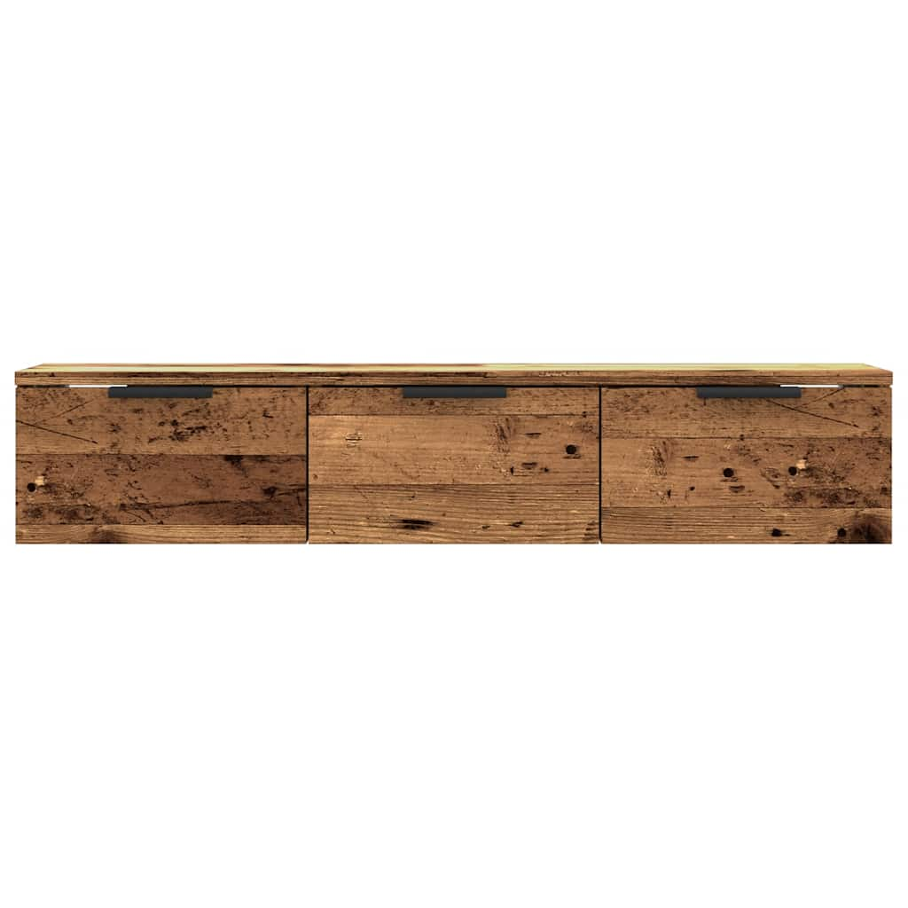 Armadietto a Muro Legno Vecchio 102x30x20 cm Legno Multistrato - homemem39