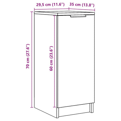 Scarpiera Rovere Artigianale 29,5x35x70 cm in Truciolato