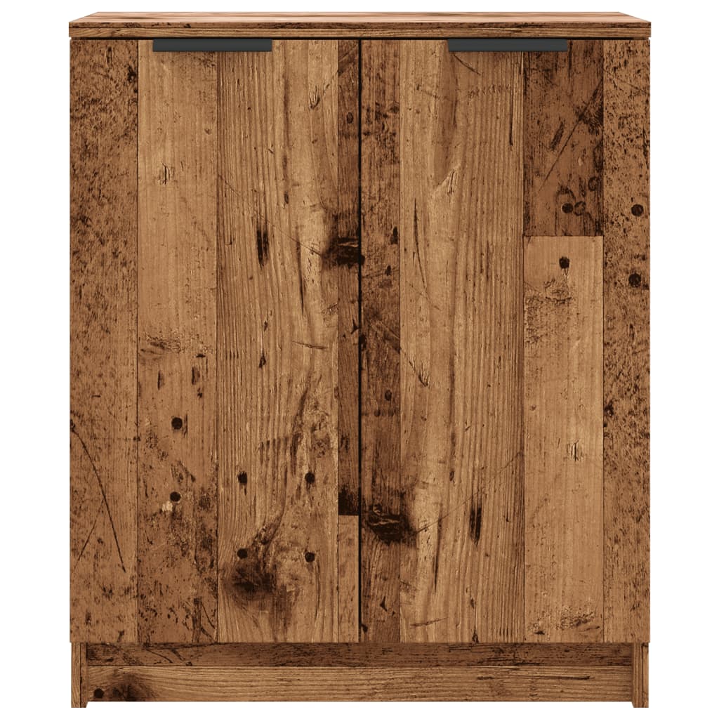 Scarpiera Legno Antico 59x35x70 cm in Truciolato - homemem39