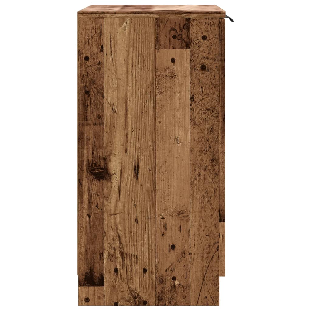 Scarpiera Legno Antico 59x35x70 cm in Truciolato