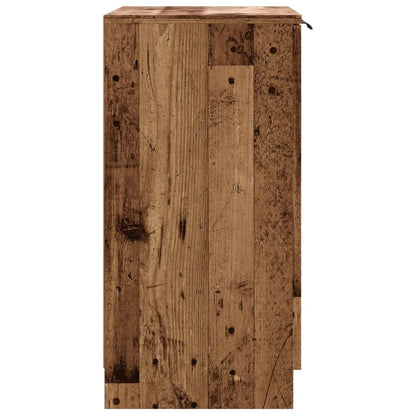 Scarpiera Legno Antico 59x35x70 cm in Truciolato - homemem39