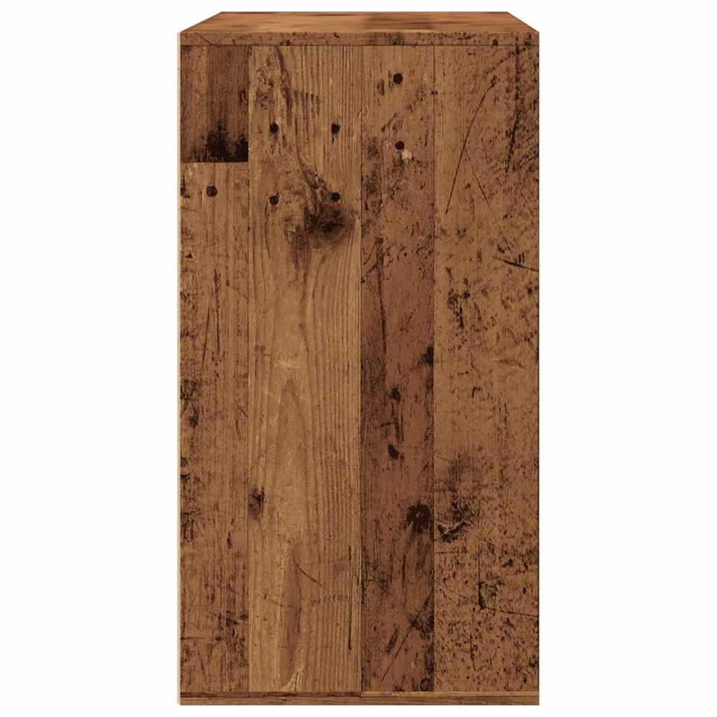 Armadietto per Cosmetici Legno Antico 80x40x75 cm in Truciolato - homemem39