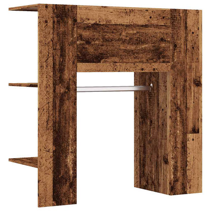 Scaffale Ingresso Legno Antico 97,5x37x99 cm Legno Multistrato - homemem39