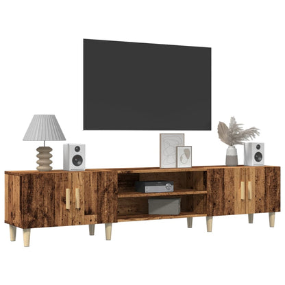 Mobile Porta TV Legno Antico 180x31,5x40cm in Legno Multistrato - homemem39