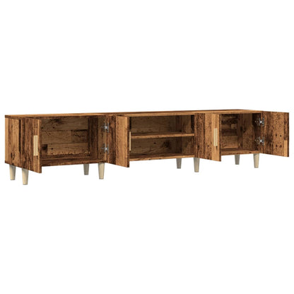 Mobile Porta TV Legno Antico 180x31,5x40cm in Legno Multistrato - homemem39