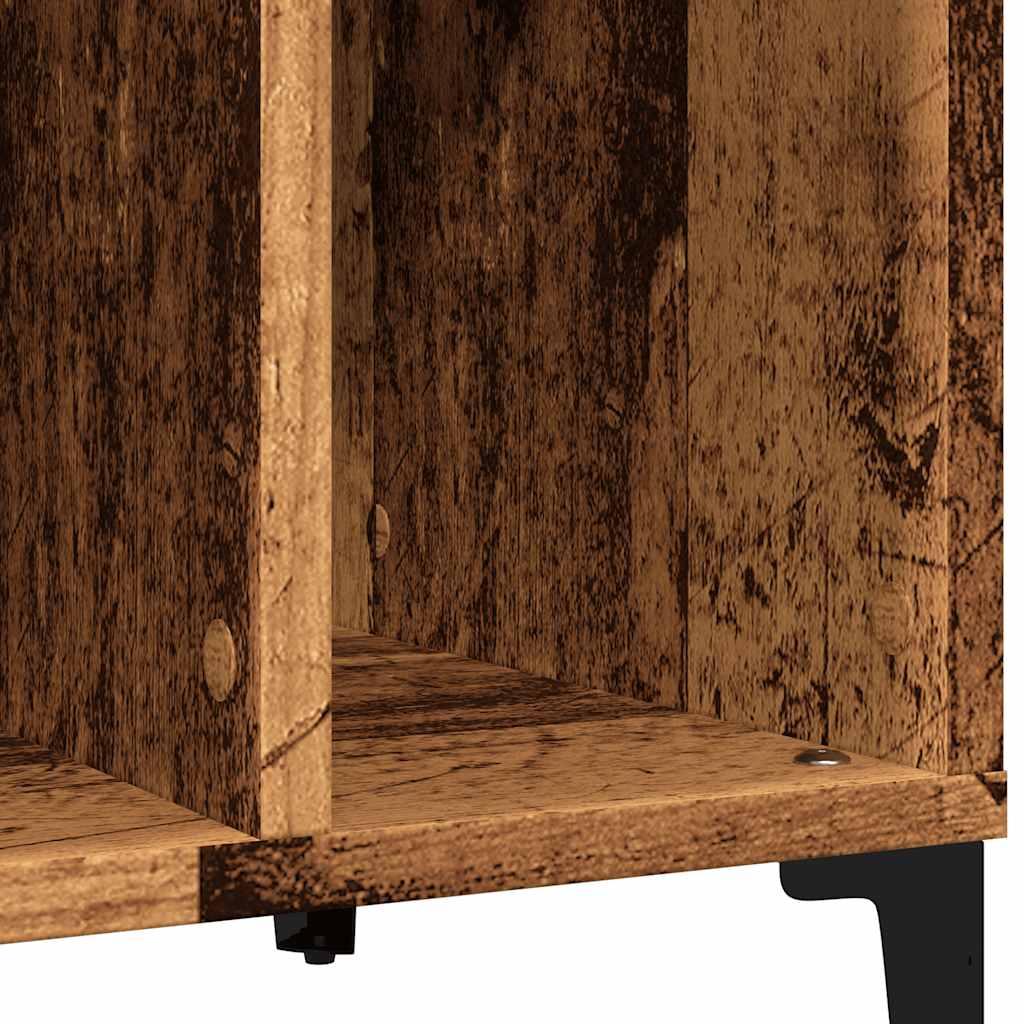 Mobile Porta Dischi Legno Antico 100x38x48 cm Legno Multistrato - homemem39