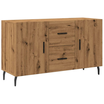 Credenza Rovere Artigianale 100x36x60 cm in Legno Multistrato - homemem39