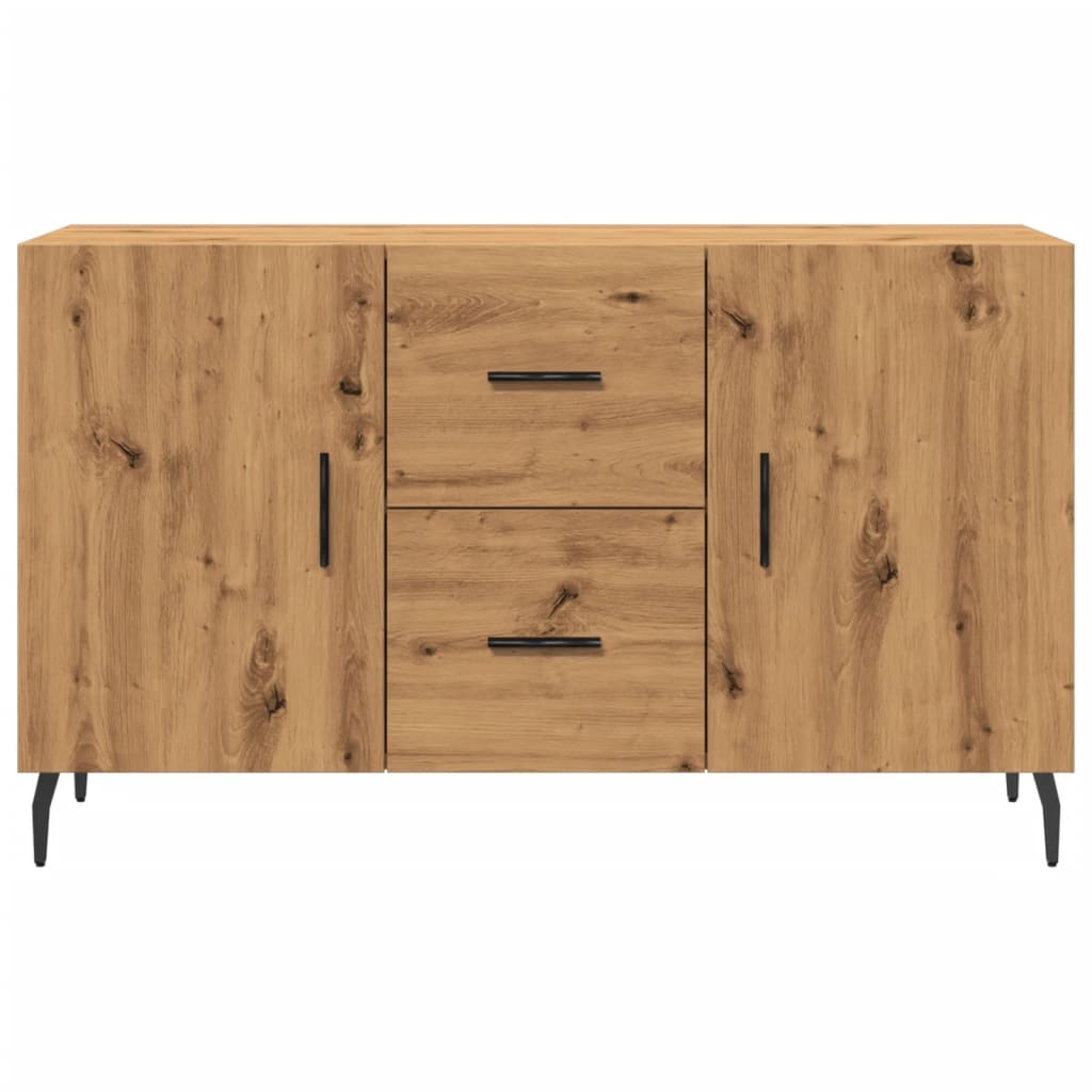 Credenza Rovere Artigianale 100x36x60 cm in Legno Multistrato