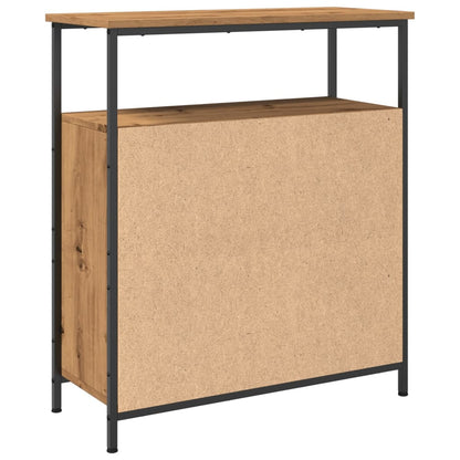 Credenza Rovere Artigianale 70x30x80 cm in Legno Multistrato - homemem39