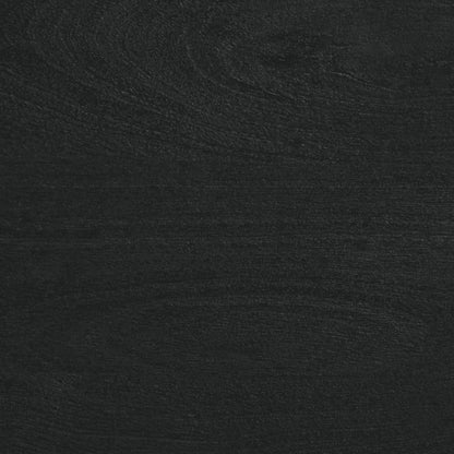 Comodino Nero 40x33x46 cm in Legno Multistrato