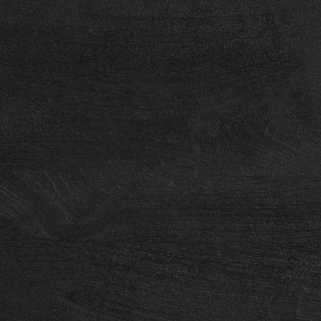 Comodino Nero 50x33x62 cm in Legno Multistrato