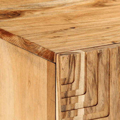 Mobile Porta TV 105x33x46 cm in Legno Massello di Acacia