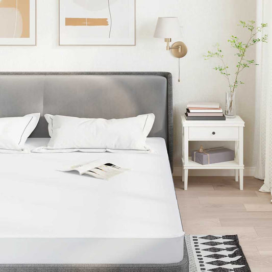 Coprimaterasso Bianco 80x200 cm Impermeabile