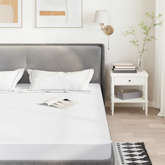 Coprimaterasso Bianco 90x200 cm Impermeabile - homemem39