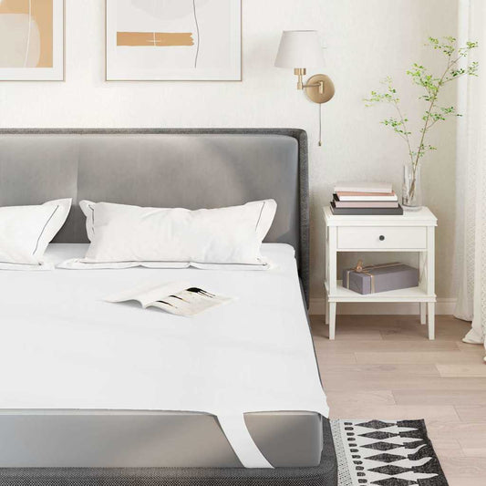 Coprimaterasso Bianco 90x190 cm Impermeabile - homemem39