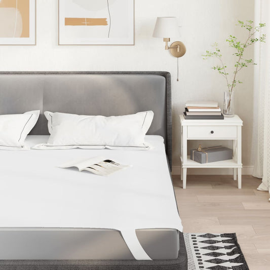 Coprimaterasso Bianco 90x220 cm Impermeabile - homemem39