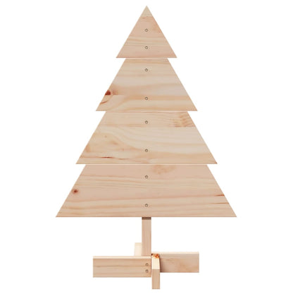 Albero di Natale Decorativo in Legno 70 cm in Legno Massello - homemem39