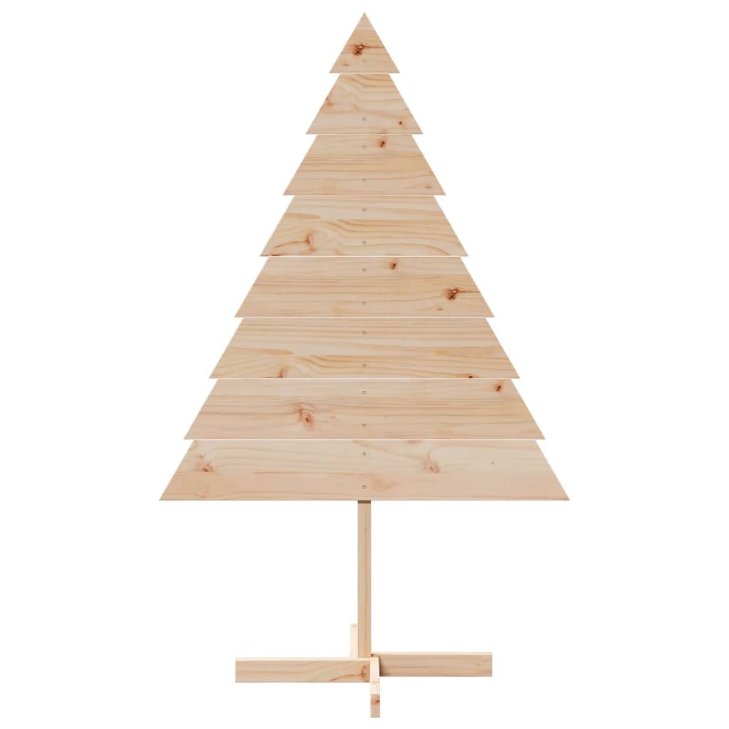 Albero di Natale Decorativo in Legno 150 cm in Legno Massello - homemem39