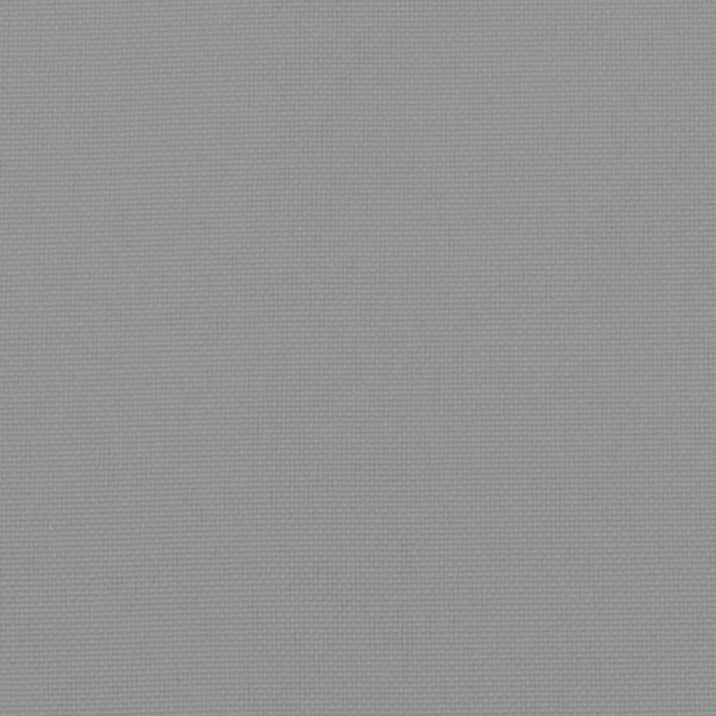 Lettino Pieghevole Grigio 175x54x8,5 cm in Tessuto Oxford