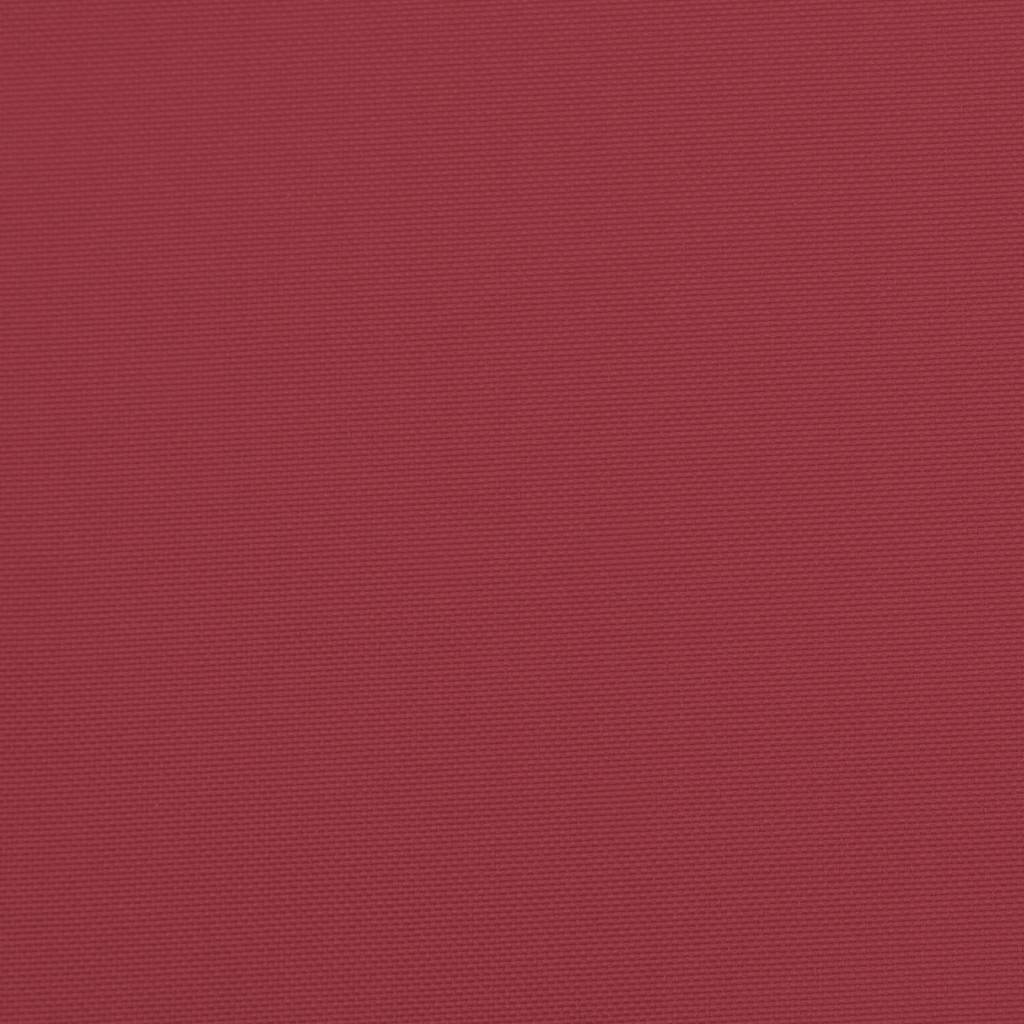 Lettino Pieghevole Rosso Vino 175x54x8,5 cm in Tessuto Oxford - homemem39