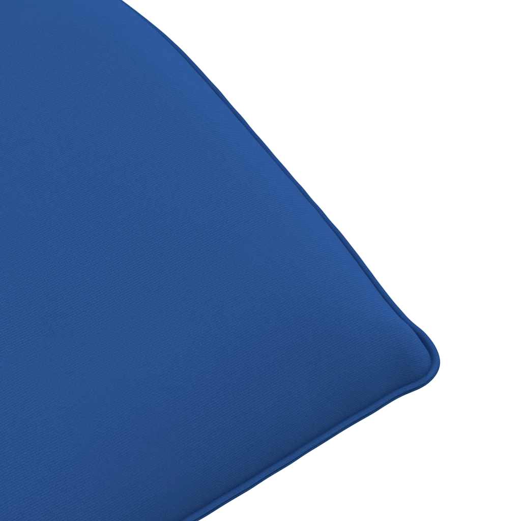 Lettino Pieghevole Blu Reale 175x54x8,5 cm in Tessuto Oxford - homemem39