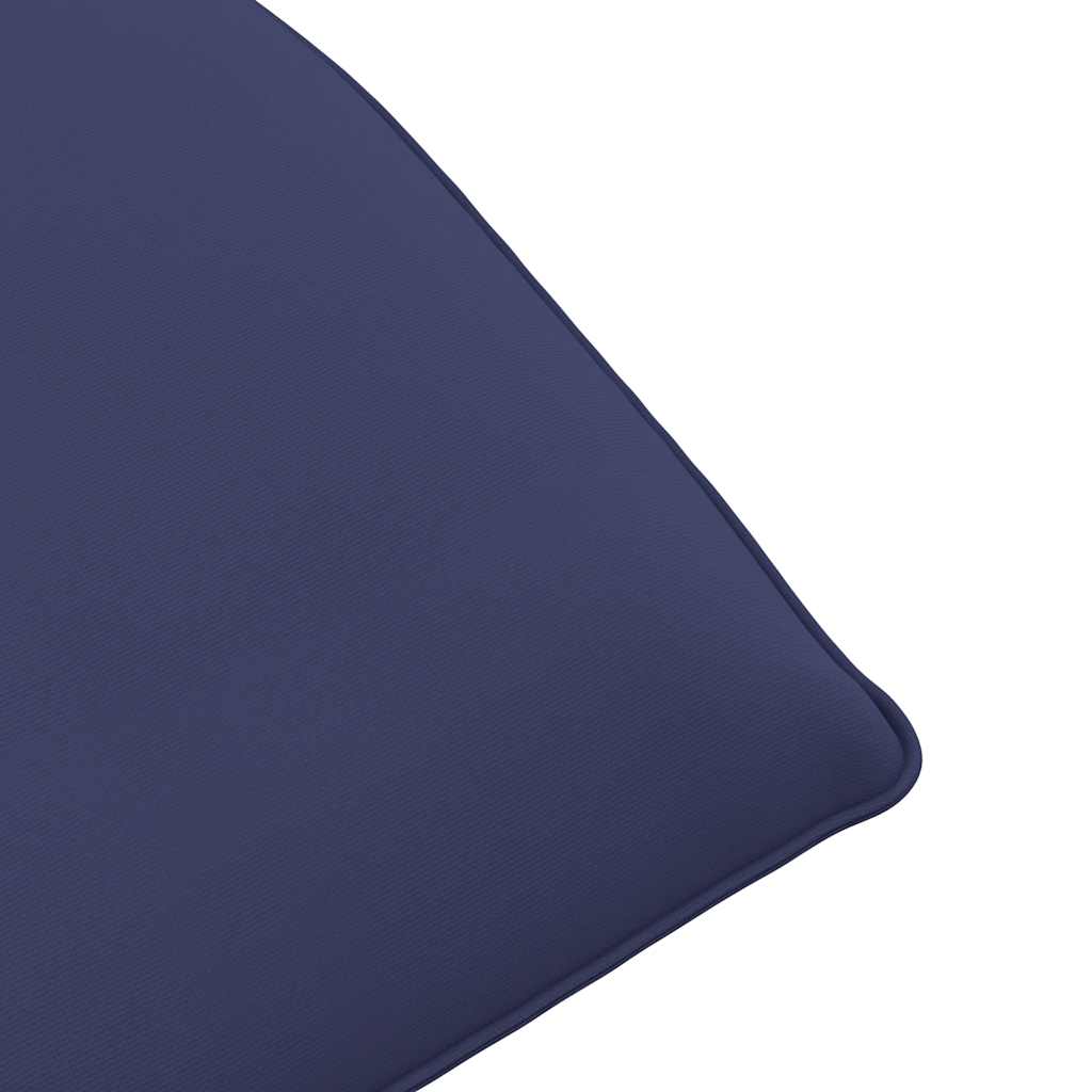 Lettino Pieghevole Blu Marino 175x54x8,5 cm in Tessuto Oxford - homemem39