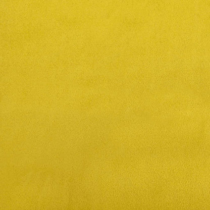 Divano Sedia con Braccioli Giallo 53 cm in Velluto