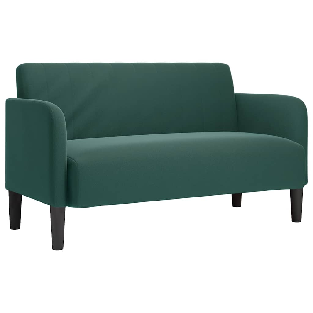 Divano Divanetto Verde Scuro 109 cm Velluto - homemem39