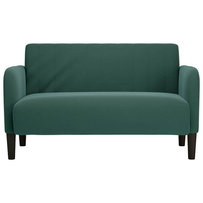 Divano Divanetto Verde Scuro 109 cm Velluto - homemem39