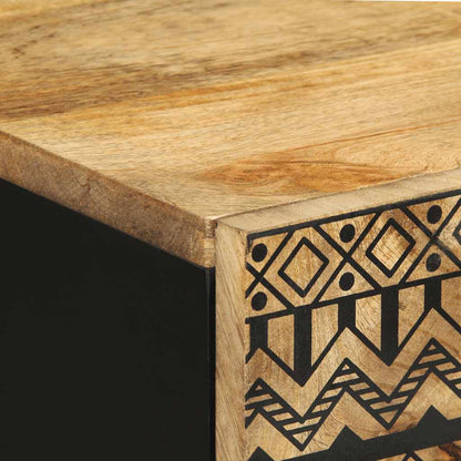 Credenza 60x33,5x75 cm in Legno Massello di Mango Grezzo