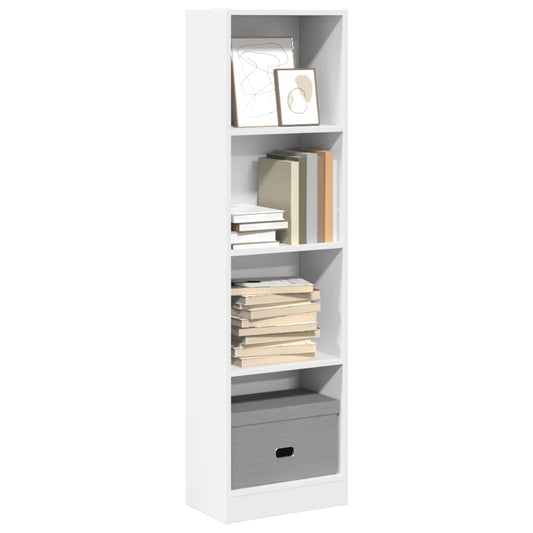 Libreria Bianca 40x24x143 cm in Truciolato - homemem39