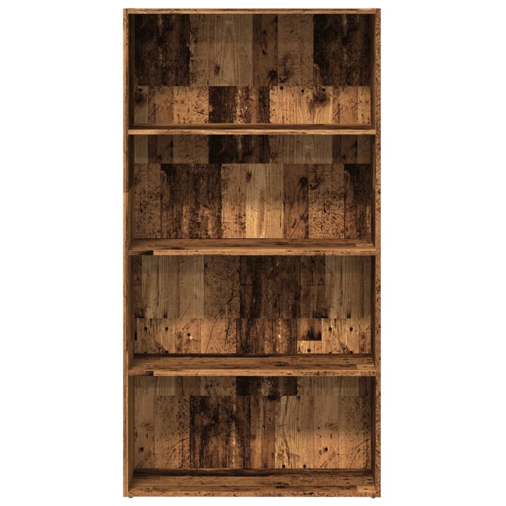 Libreria Legno Antico 80x30x152 cm in Legno Multistrato