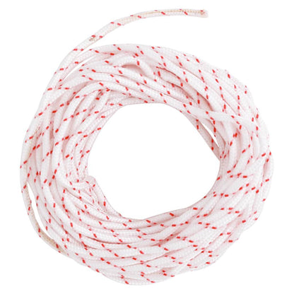 Fune di Avviamento a Strappo Bianco e Rosso Ø3 mm 10 m in Nylon - homemem39