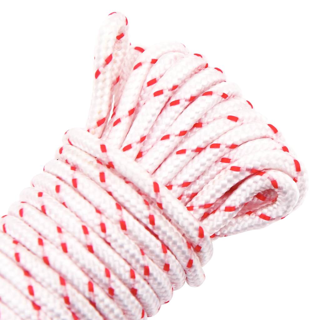 Fune di Avviamento a Strappo Bianco e Rosso Ø3 mm 10 m in Nylon - homemem39