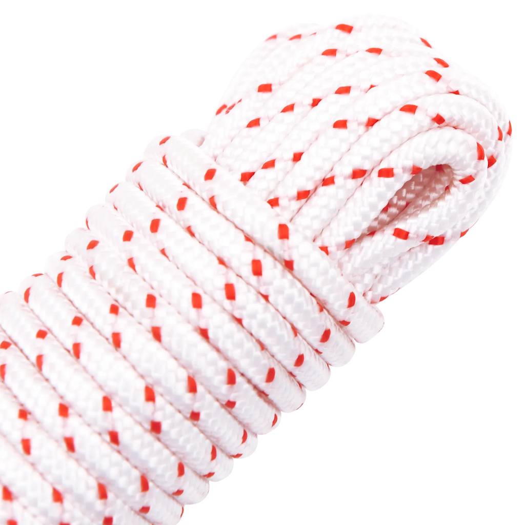 Fune di Avviamento a Strappo Bianco e Rosso Ø4 mm 10 m in Nylon - homemem39