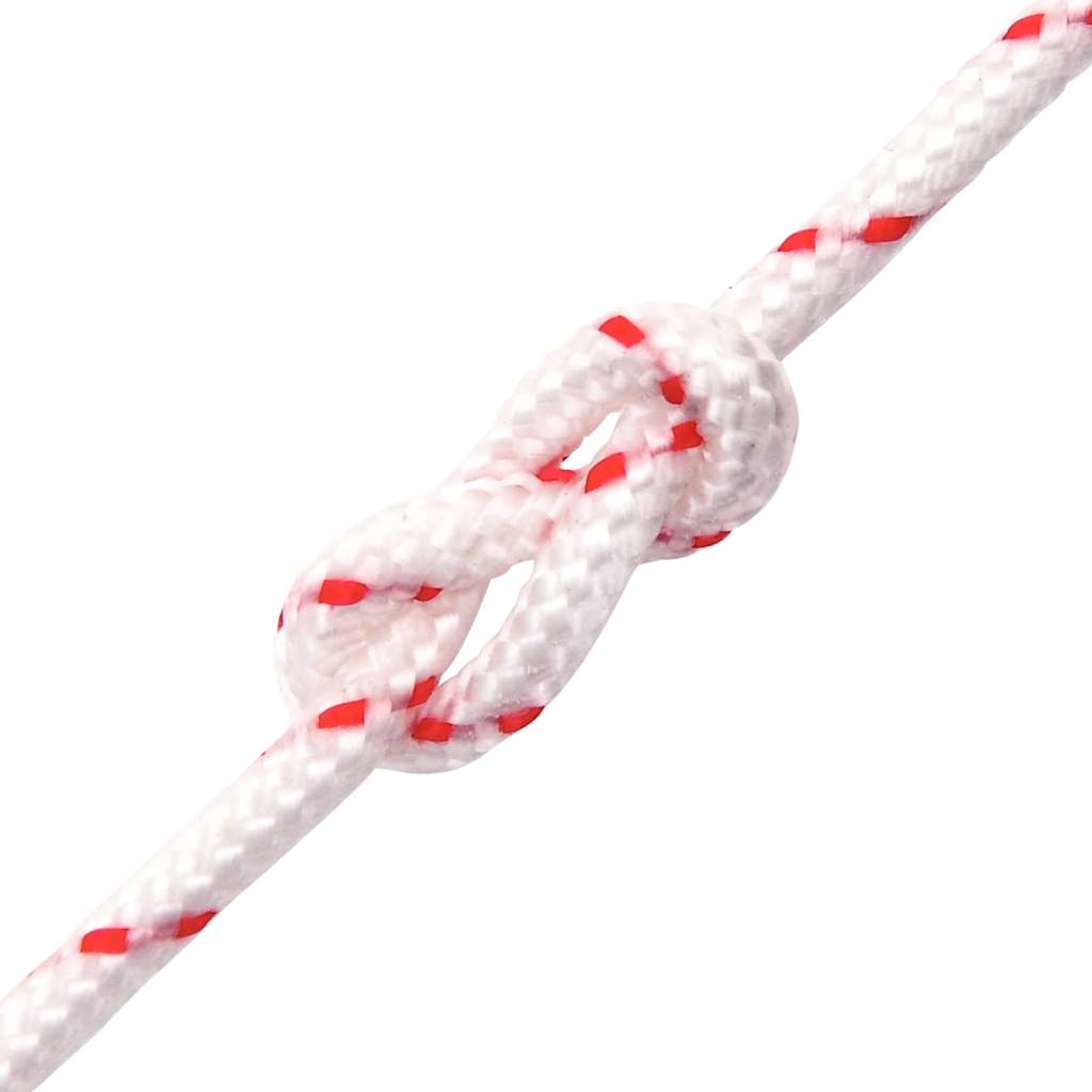 Fune di Avviamento a Strappo Bianco e Rosso Ø4 mm 10 m in Nylon - homemem39