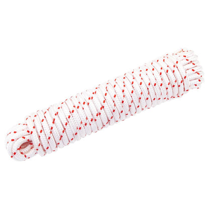 Fune di Avviamento a Strappo Bianco e Rosso Ø6 mm 10 m in Nylon - homemem39