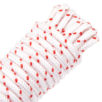 Fune di Avviamento a Strappo Bianco e Rosso Ø6 mm 10 m in Nylon - homemem39