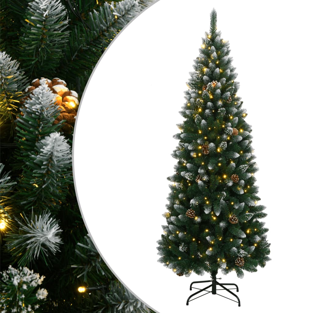 Albero Natale Artificiale con 150 LED 150 cm