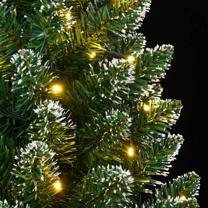 Albero di Natale Artificiale Sottile con 300 LED 180 cm