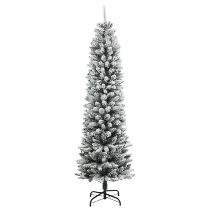 Albero di Natale Artificiale con 300 LED e Neve Floccata 180 cm - homemem39