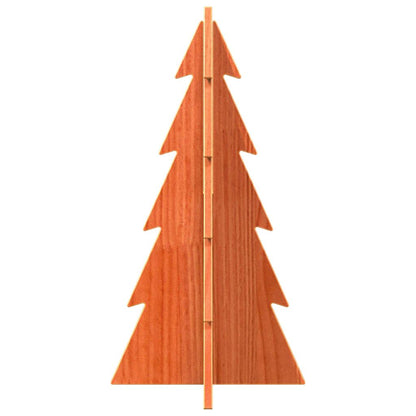 Albero di Natale Decorativo Cera 59,5 cm Legno Massello di Pino - homemem39