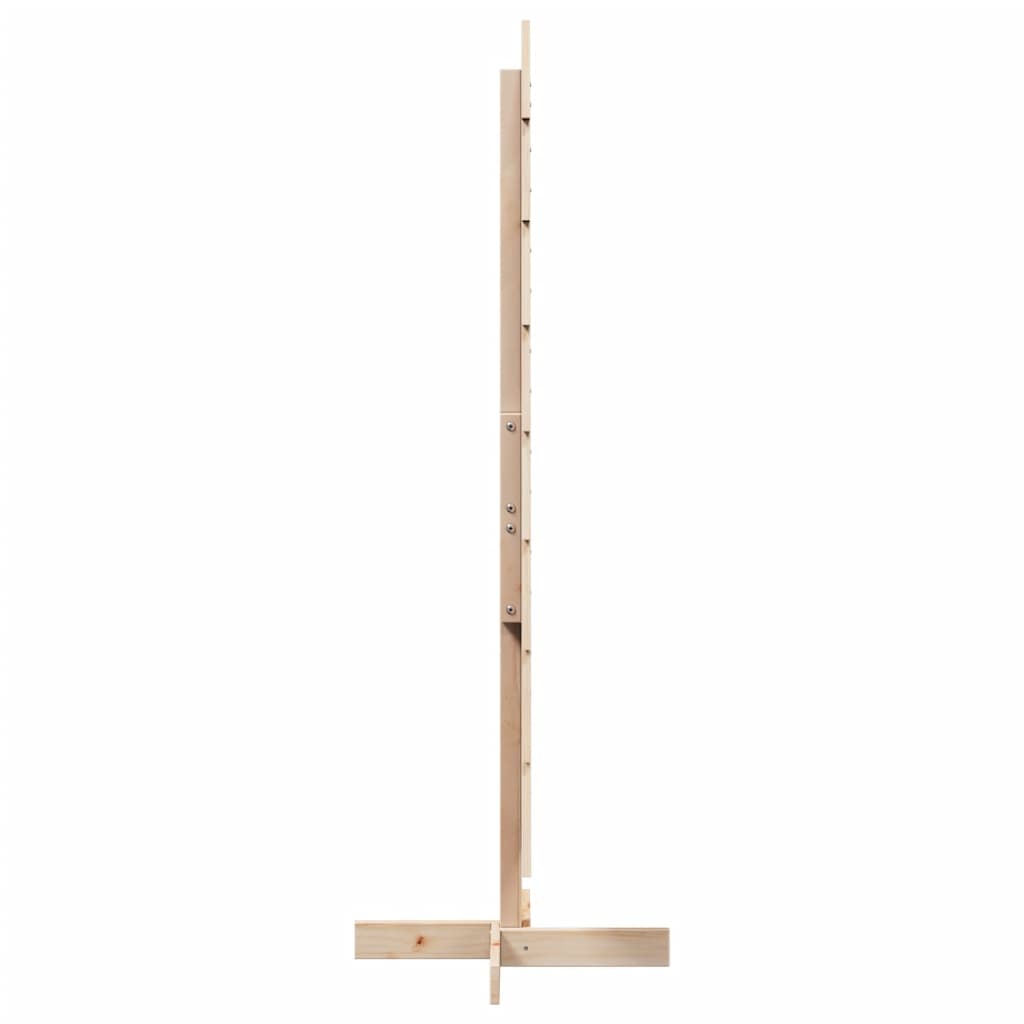 Albero di Natale Decorativo in Legno 150 cm Legno Massello Pino