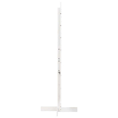 Albero di Natale Decorativo Bianco 150 cm in Legno di Pino