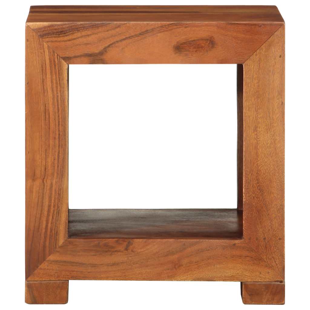 Tavolino 37x29x40 cm in Legno Massello di Acacia - homemem39