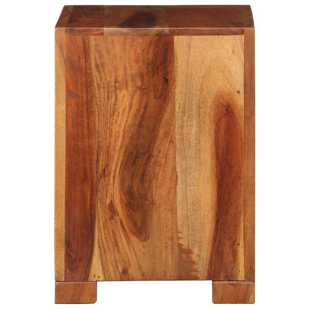 Tavolino 37x29x40 cm in Legno Massello di Acacia - homemem39