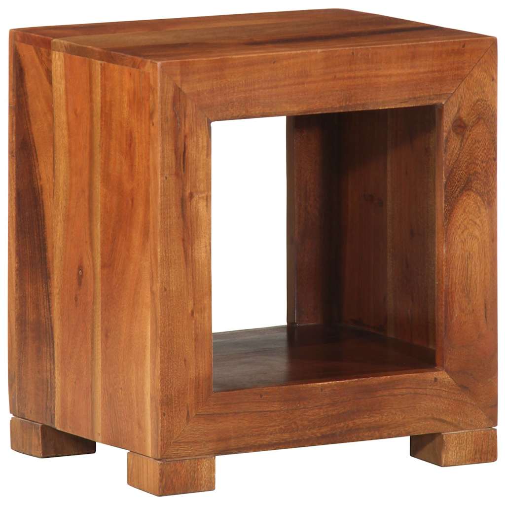 Tavolino 37x29x40 cm in Legno Massello di Acacia - homemem39